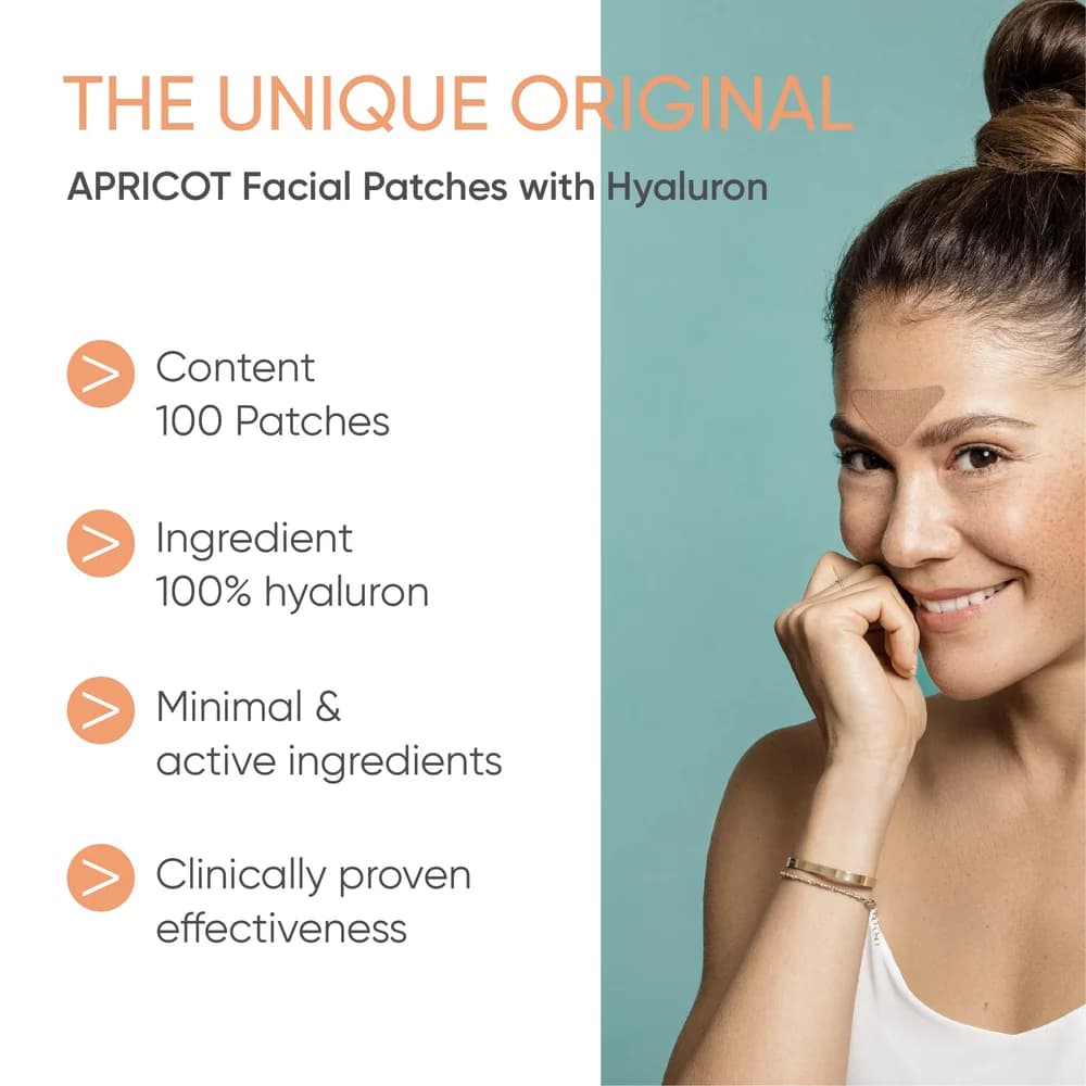 Apricot Facial Patches Hyaluron Beige