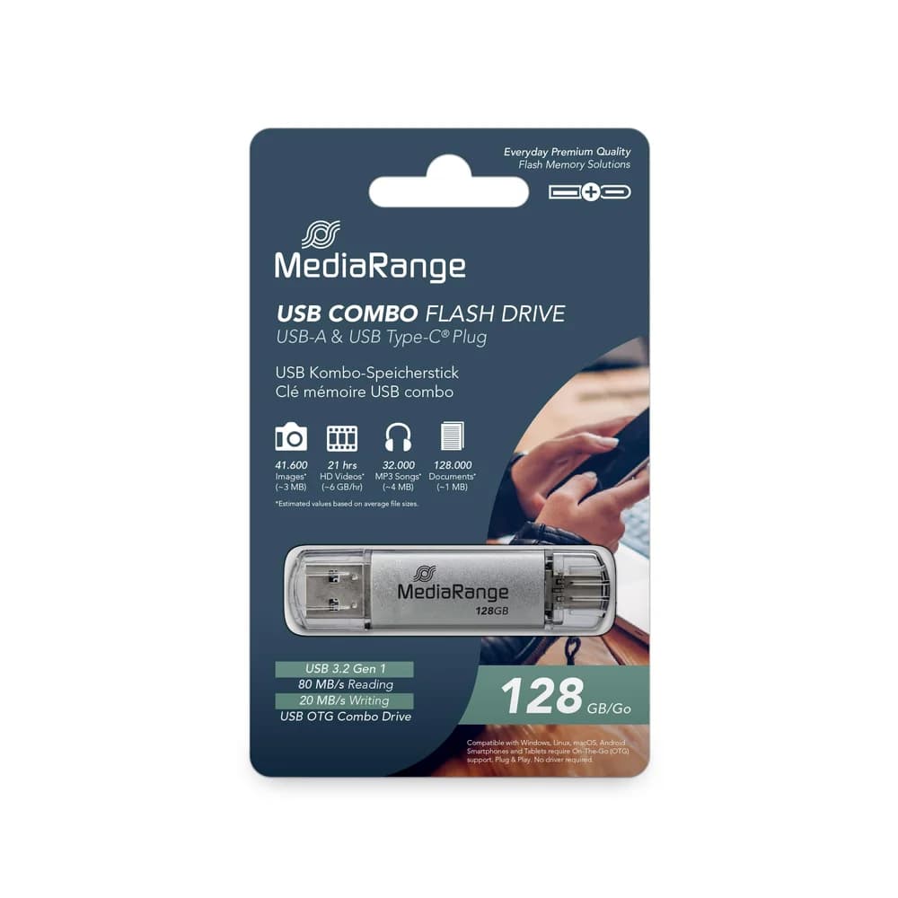 USB Stick 128GB silber