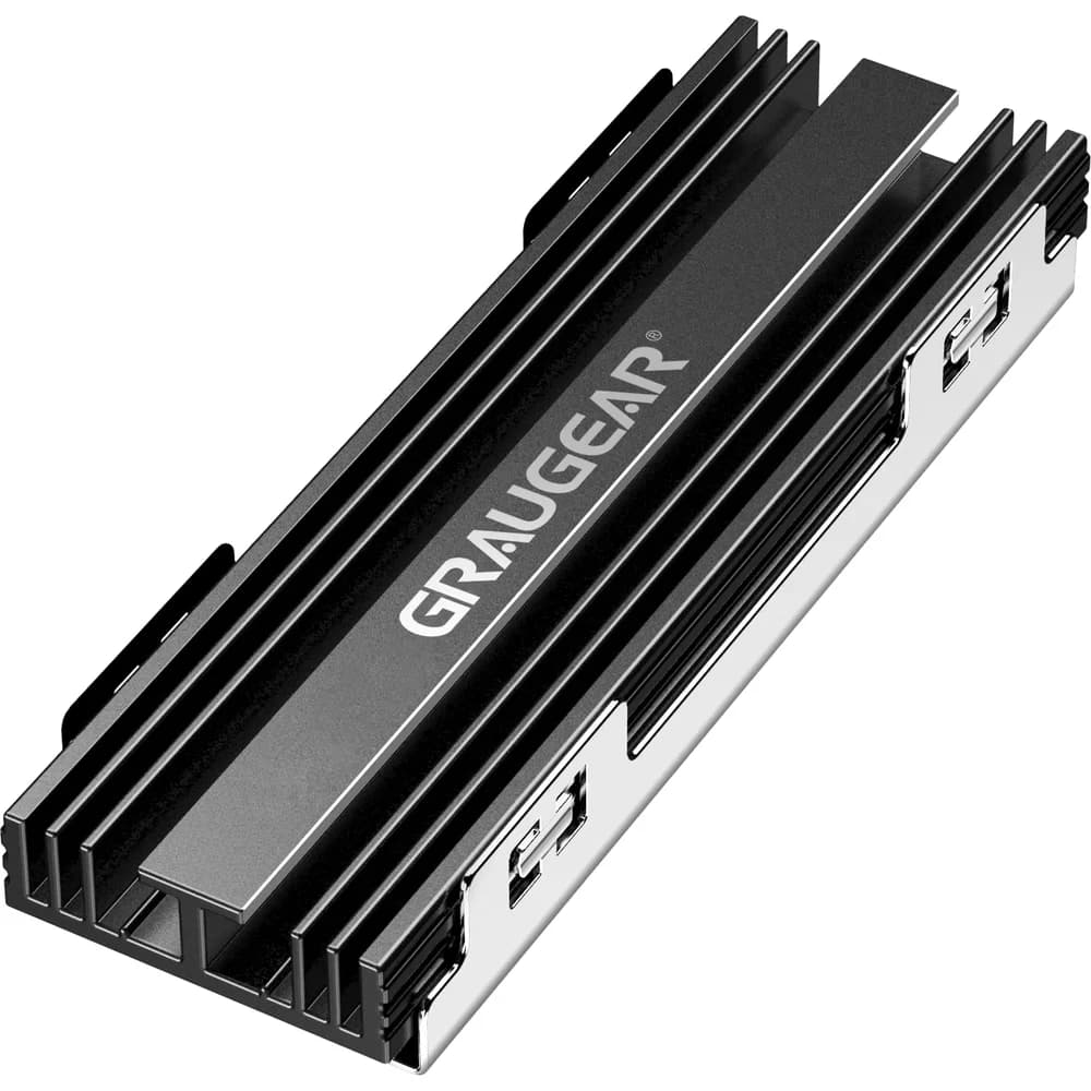 GRAUGEAR Computer-Kühler G-PS5HS02 Computerkühlsystem Solid-State-Laufwerk Kühlkörper/Radiator