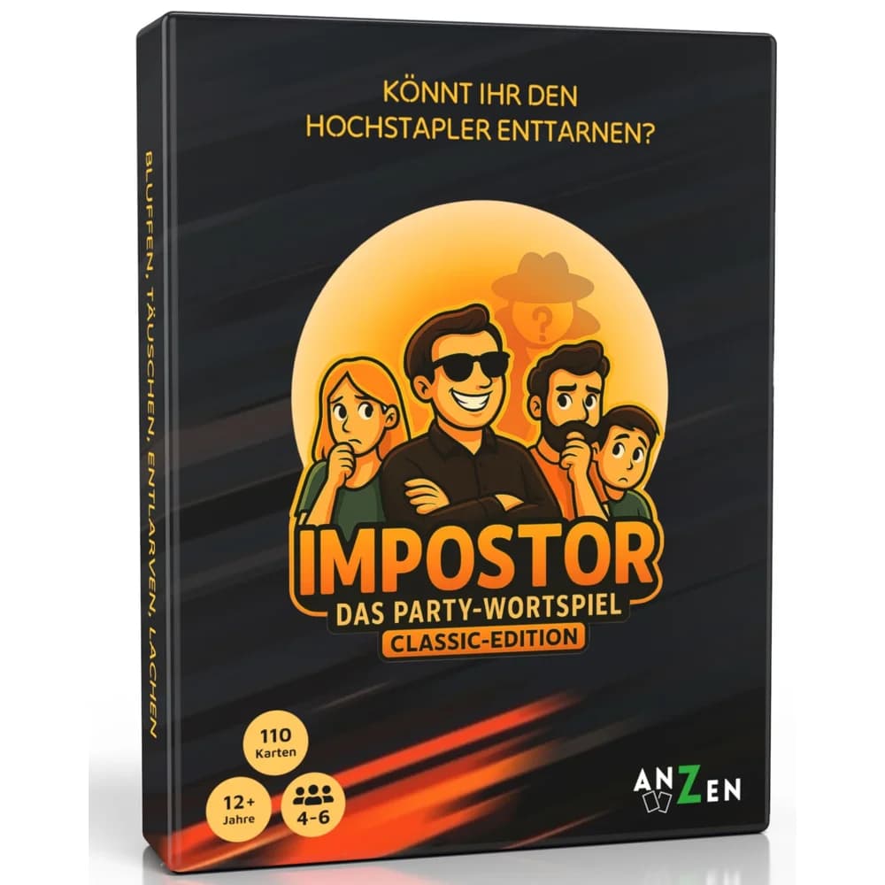 Impostor - Das Party-Wortspiel - Classic-Edition Kartenspiel bis zu 6 Spielern ab 12 Jahr(e)