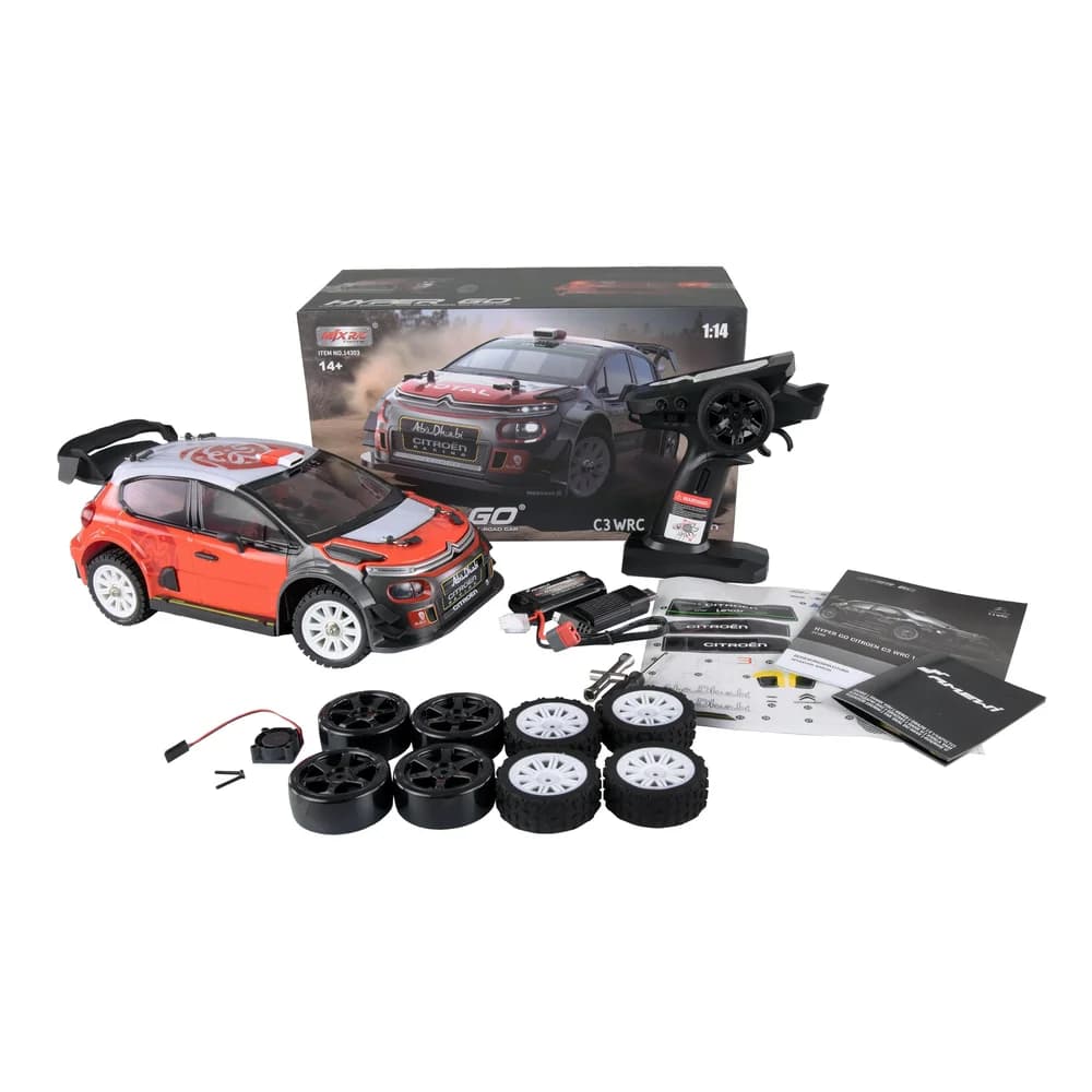 Amewi C3 WRC ferngesteuerte (RC) modell Rallyeauto Elektromotor 1:14