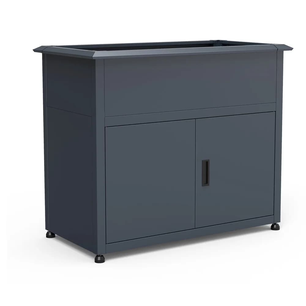 WESTMANN Hochbeet Plexa, BxTxH: 100x50x85 cm, mit Stauraum & Schneckenkante