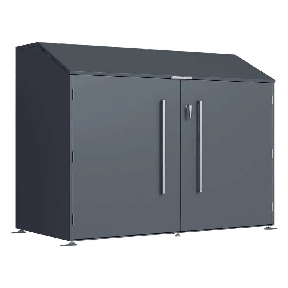 Westmann Fahrradgarage Linea anthrazit 100x200x154cm
