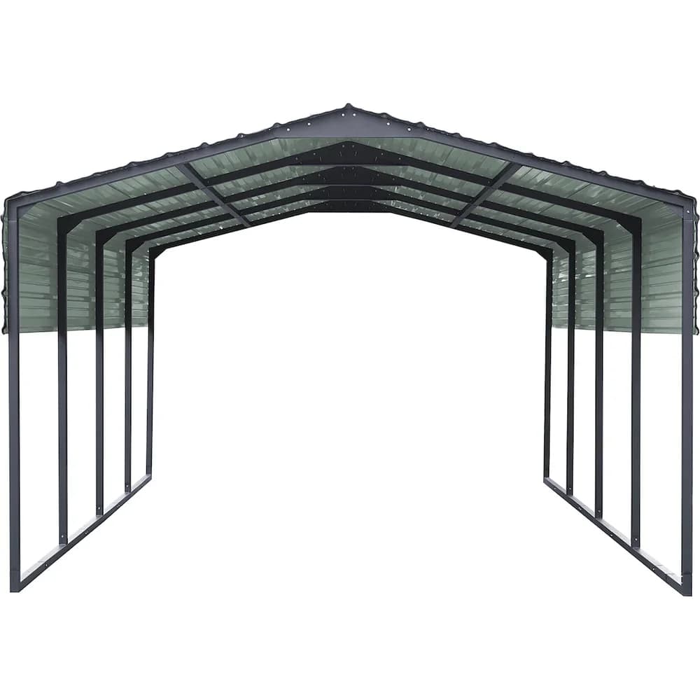 Westmann Carport Kopenhagen M Grau 596x366x261cm