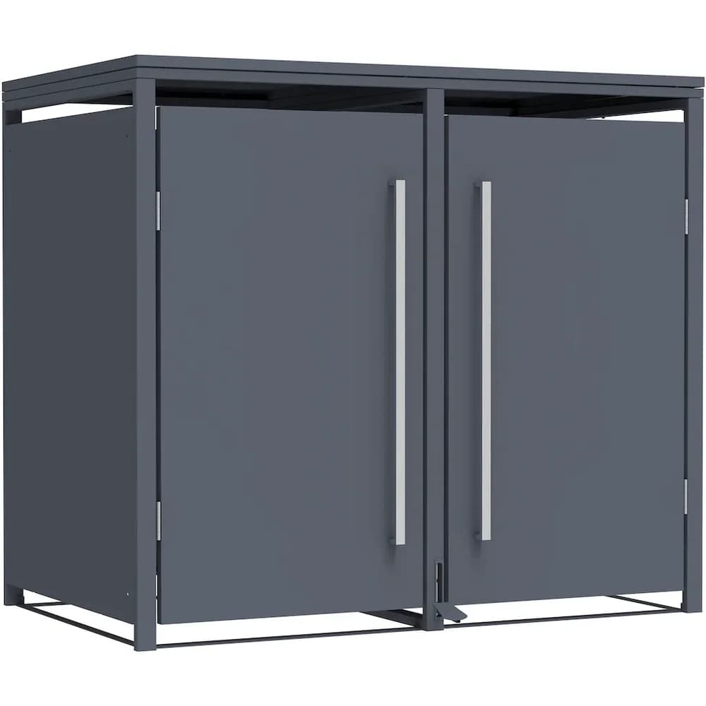 Westmann Mülltonnenbox »Pedura 2« 2x 240 L grau