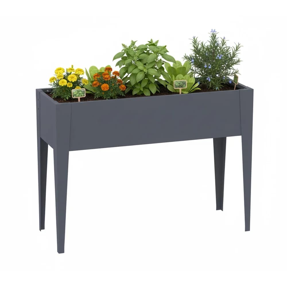 Westmann Hochbeet Vedura M Anthrazit 30x100x80cm