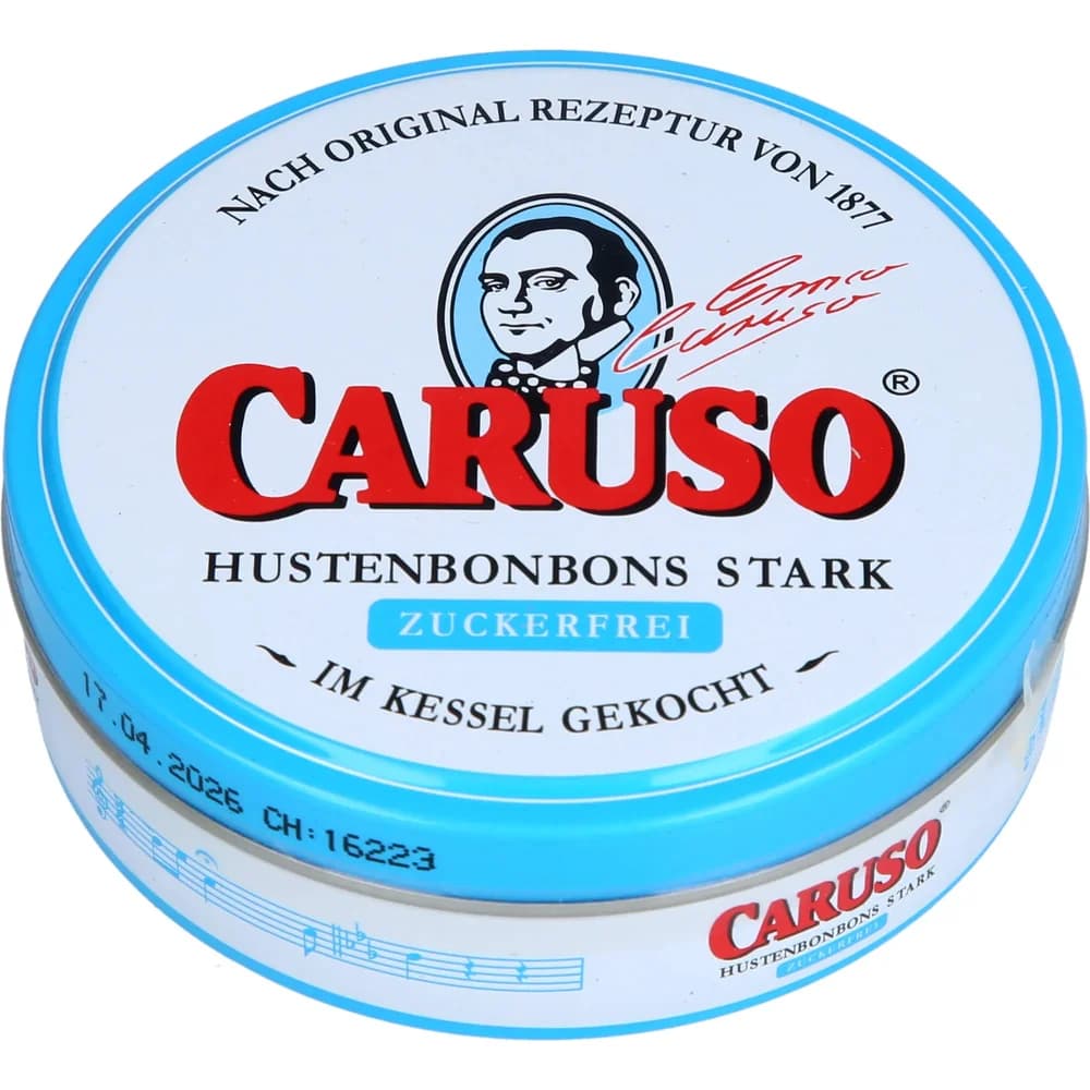 Caruso Hustenbonbons Stark Zuckerfrei