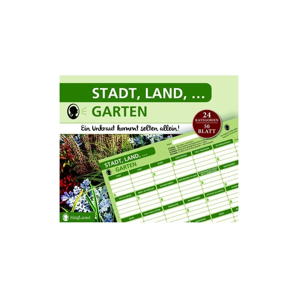 Spiel Stadt, Land, Garten