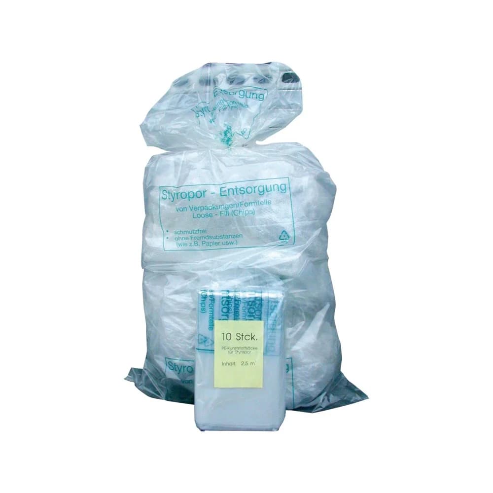 Müllsack 1000 l transparent Polypropylen 10 Stück/Karton