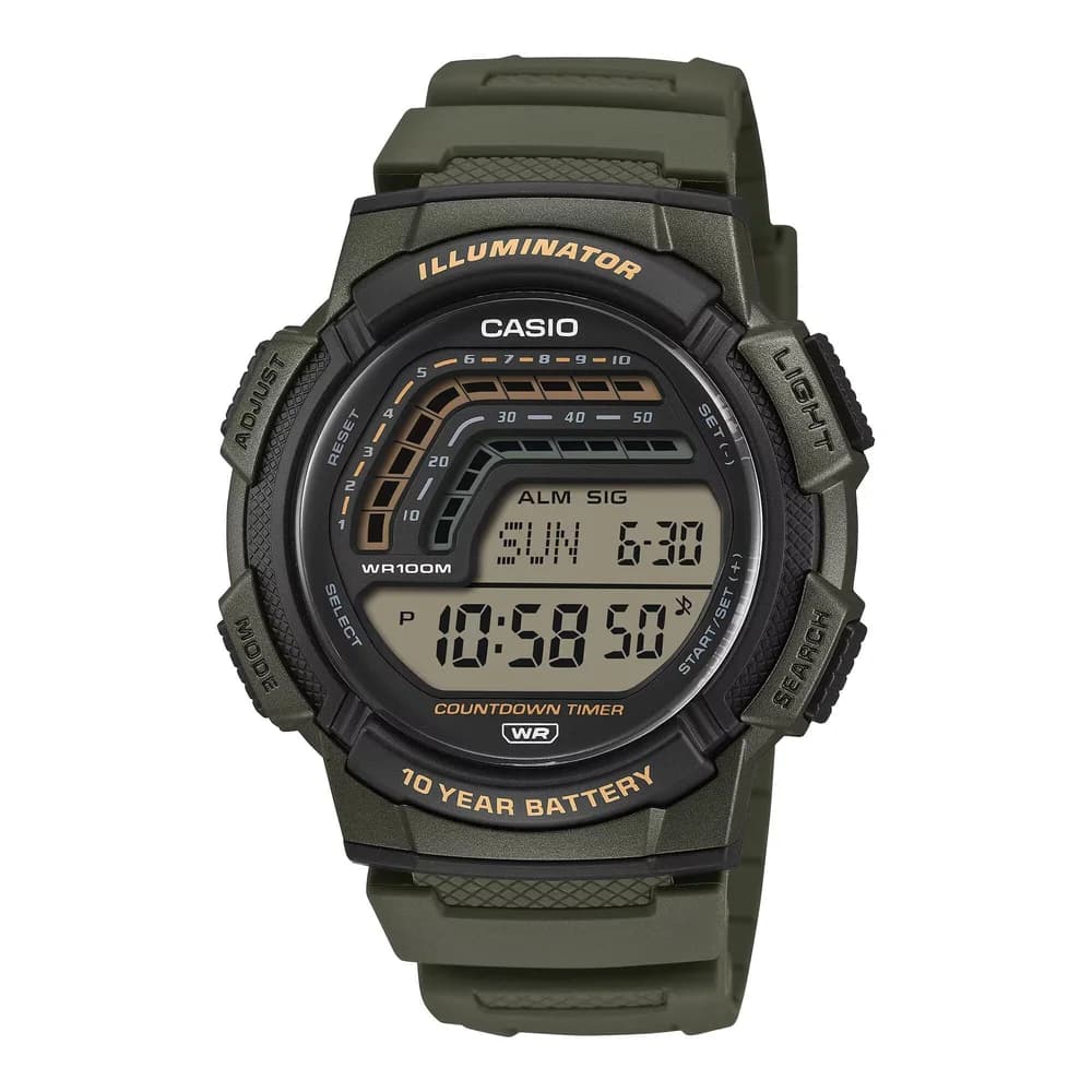 Casio Herren Armbanduhr WS-1800-3AVEF digital