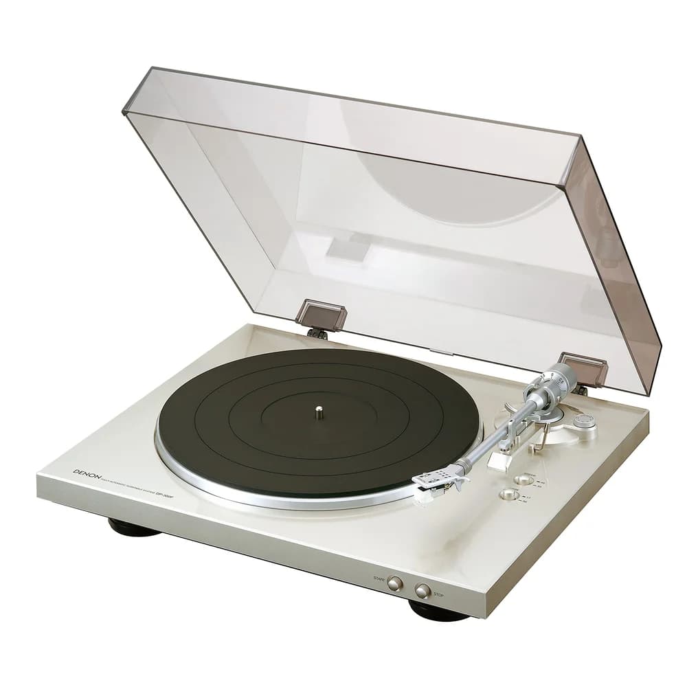 DENON DP-300F Vollautomatischer Plattenspieler Silber