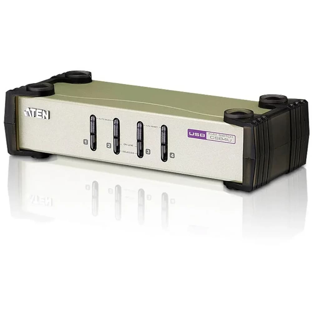 Aten CS84U KVM Switch 4-fach PS/2 oder USB