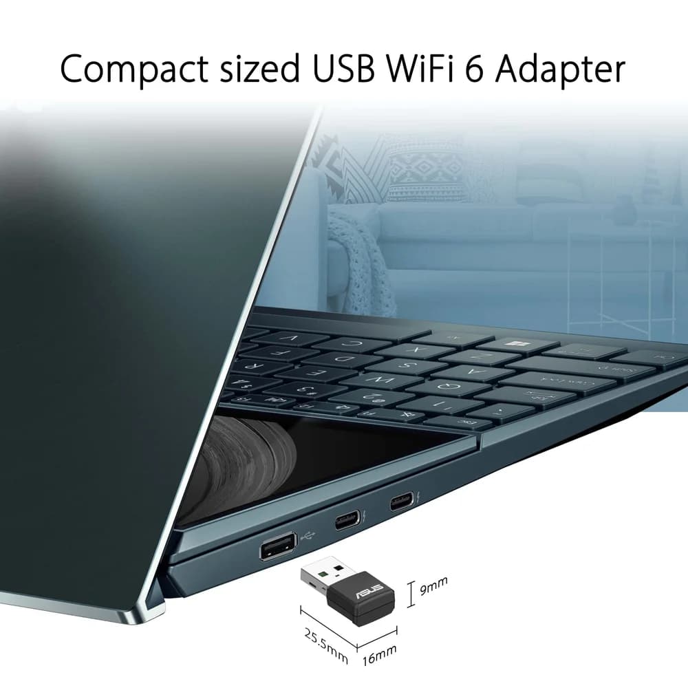 Asus USB-AX55 Nano AX1800 Dual USB-Adapter