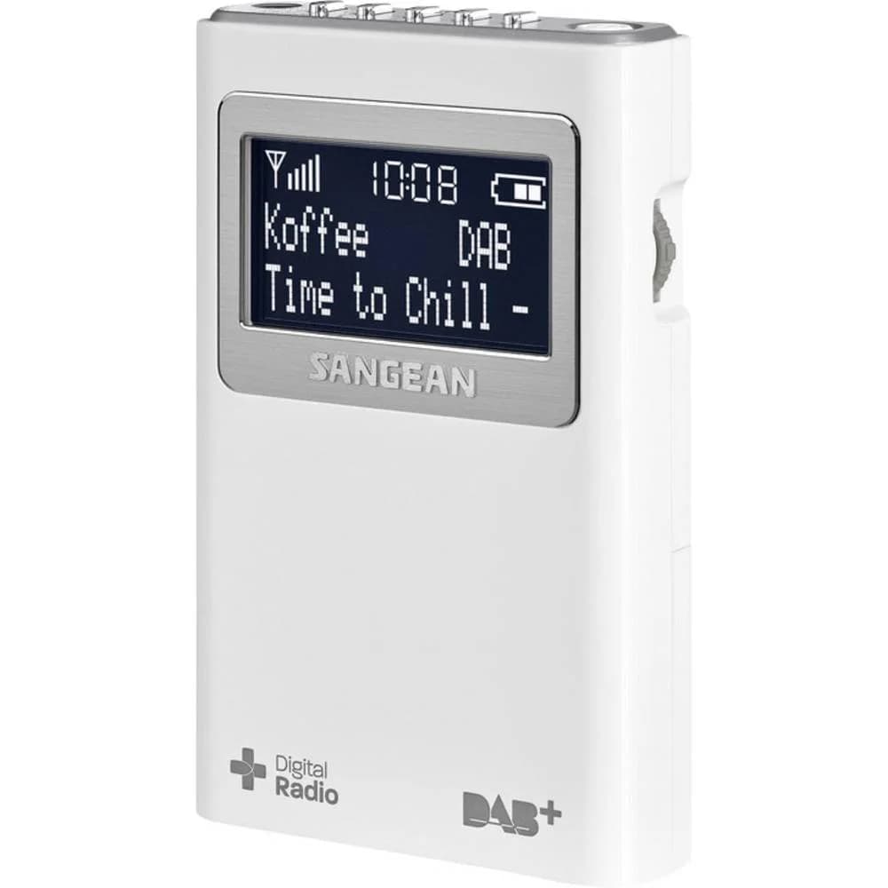 Sangean DPR-39 (Pocket 390) Radio weiß