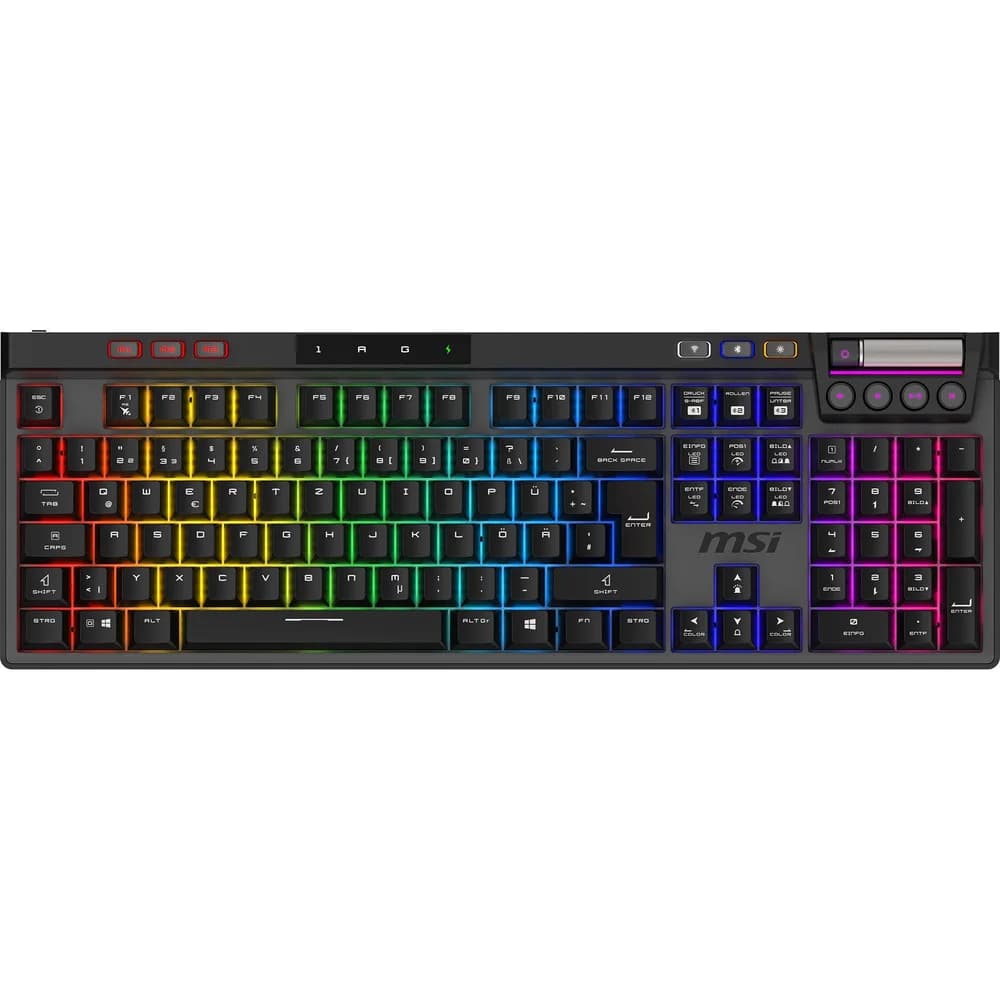 MSI Strike Pro W Silent DE Keyboard Black (S11-43DE209-CLA)