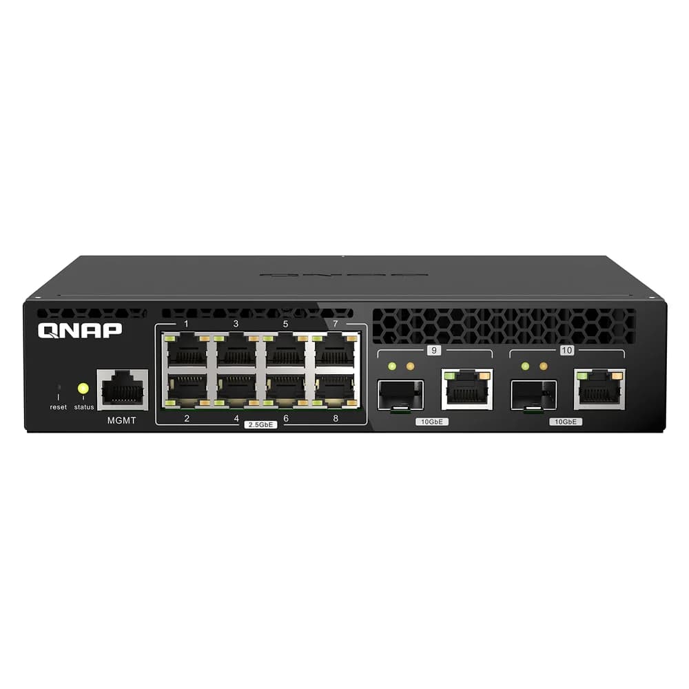 QSW-M2108R-2Cv Web-Managed Switch Rack Mount