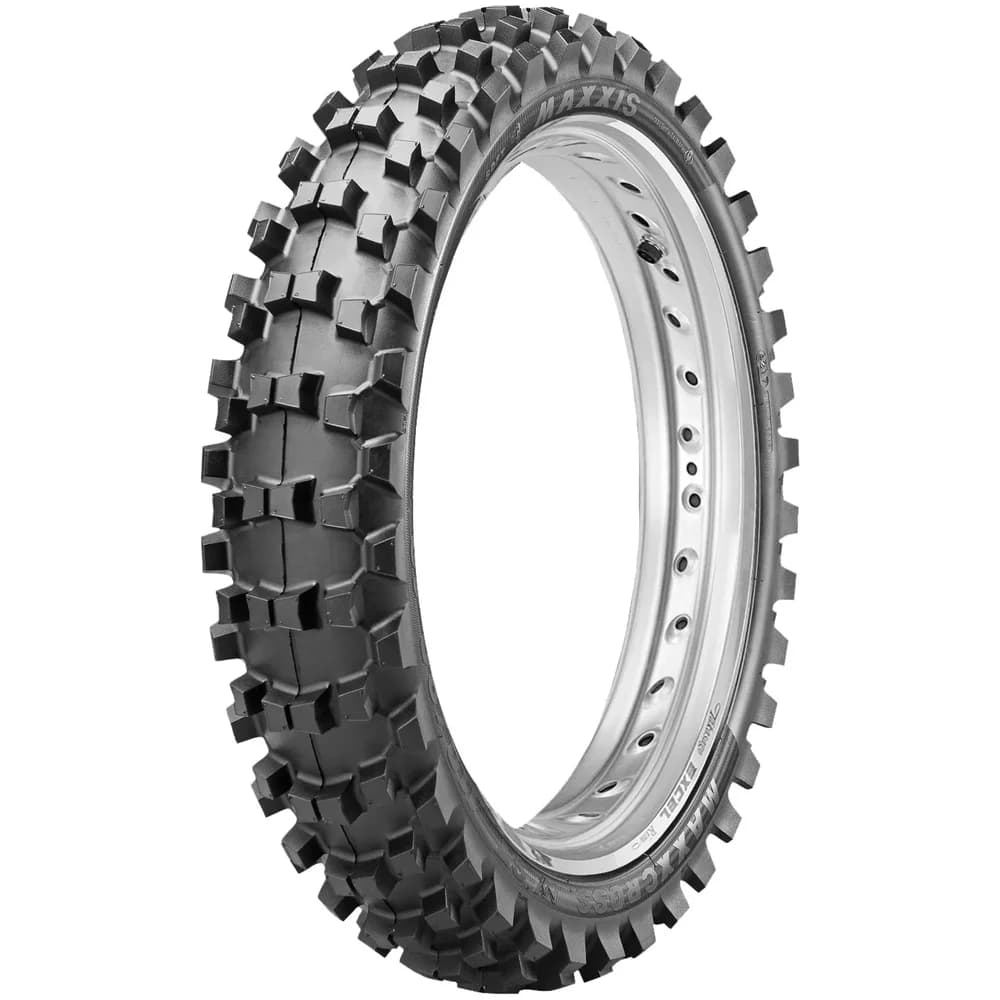 Maxxis Motorradreifen car-tyres M7332+ Maxxcross MX ST ( 110/100-18 TT 64M Hinterrad, NHS ) - Silber