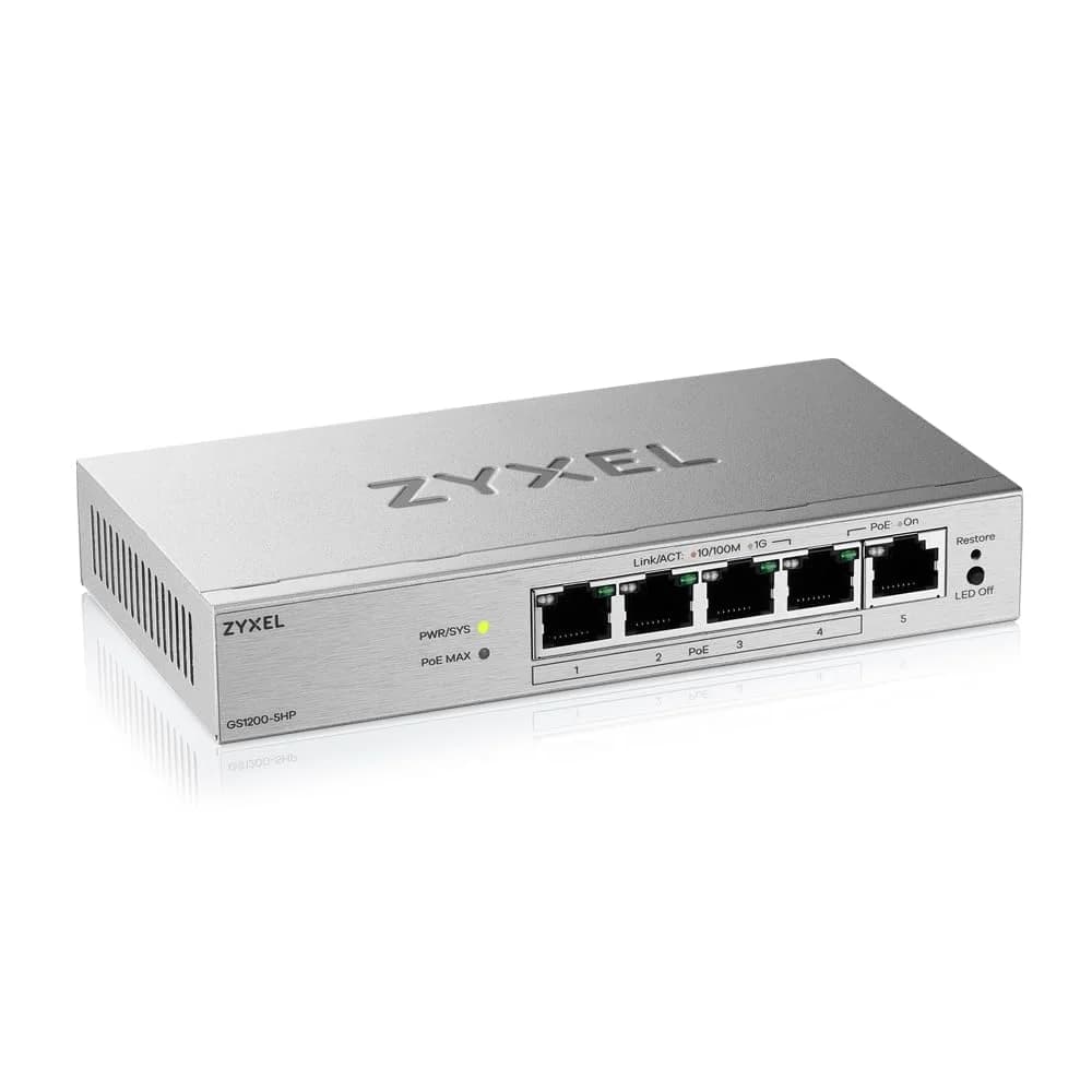 Zyxel GS1200-5HPV3 Switch