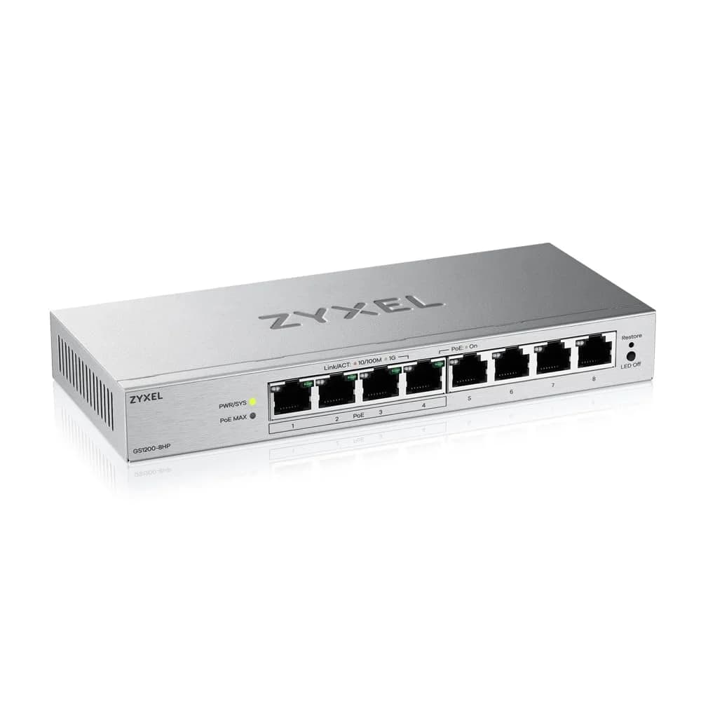 Zyxel GS1200-8HPV3 Switch