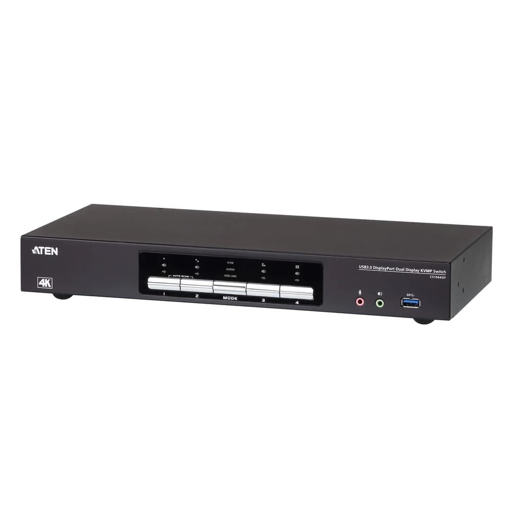 Aten CS1944DP, KVM Switch, Schwarz