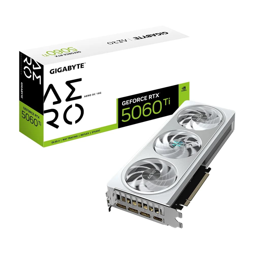 Gigabyte GIGABYTE GeForce RTX 5060 Ti AERO OC 16G, Grafikkarte (16 GB)