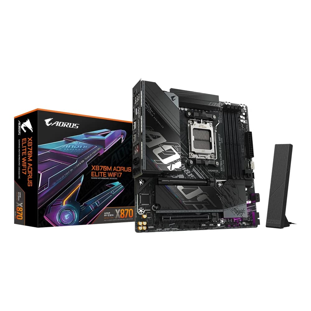 Gigabyte X870M AORUS ELITE WIFI7 (AM5, AMD X870, mATX), Mainboard