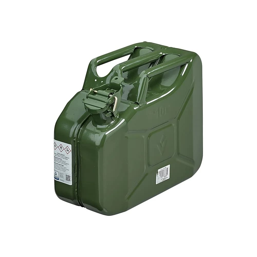VALPRO Kraftstoffkanister Benzinkanister 10L Stahlblech oliv
