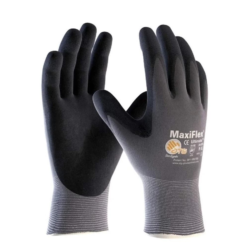 ATG® MaxiFlex® Ultimate™ 34-874 Arbeitshandschuhe grau/schwarz