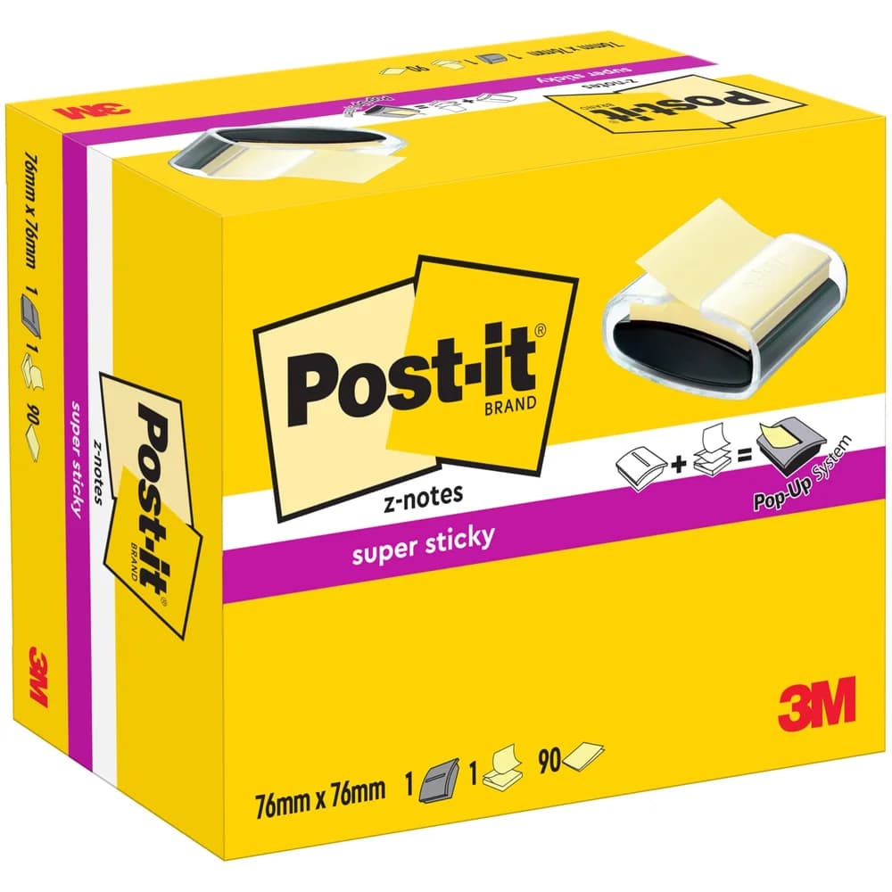 Post-it Z-Notes PRO-B-1SSCY-R330