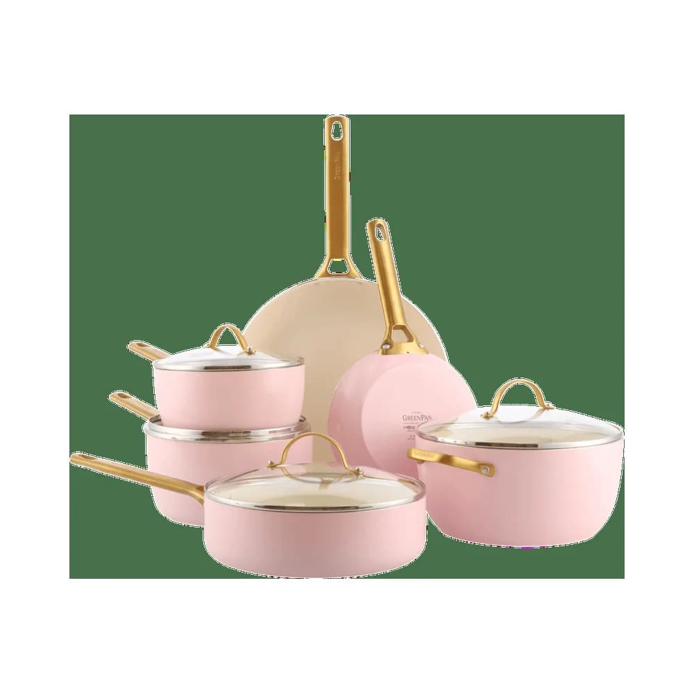 GreenPan Padova Reserve 6 Tlg Topf&Pfannenset Rosa