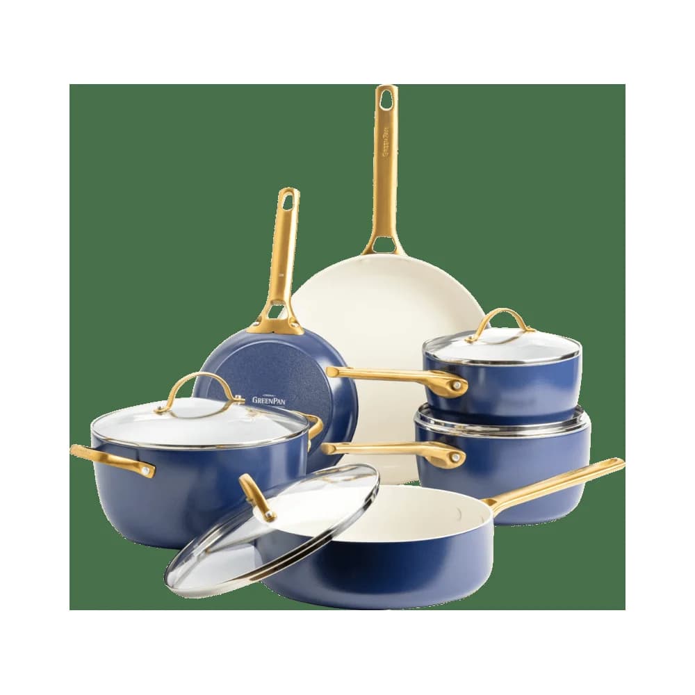GreenPan Padova Reserve 6-tlg. Topf&Pfannenset blau