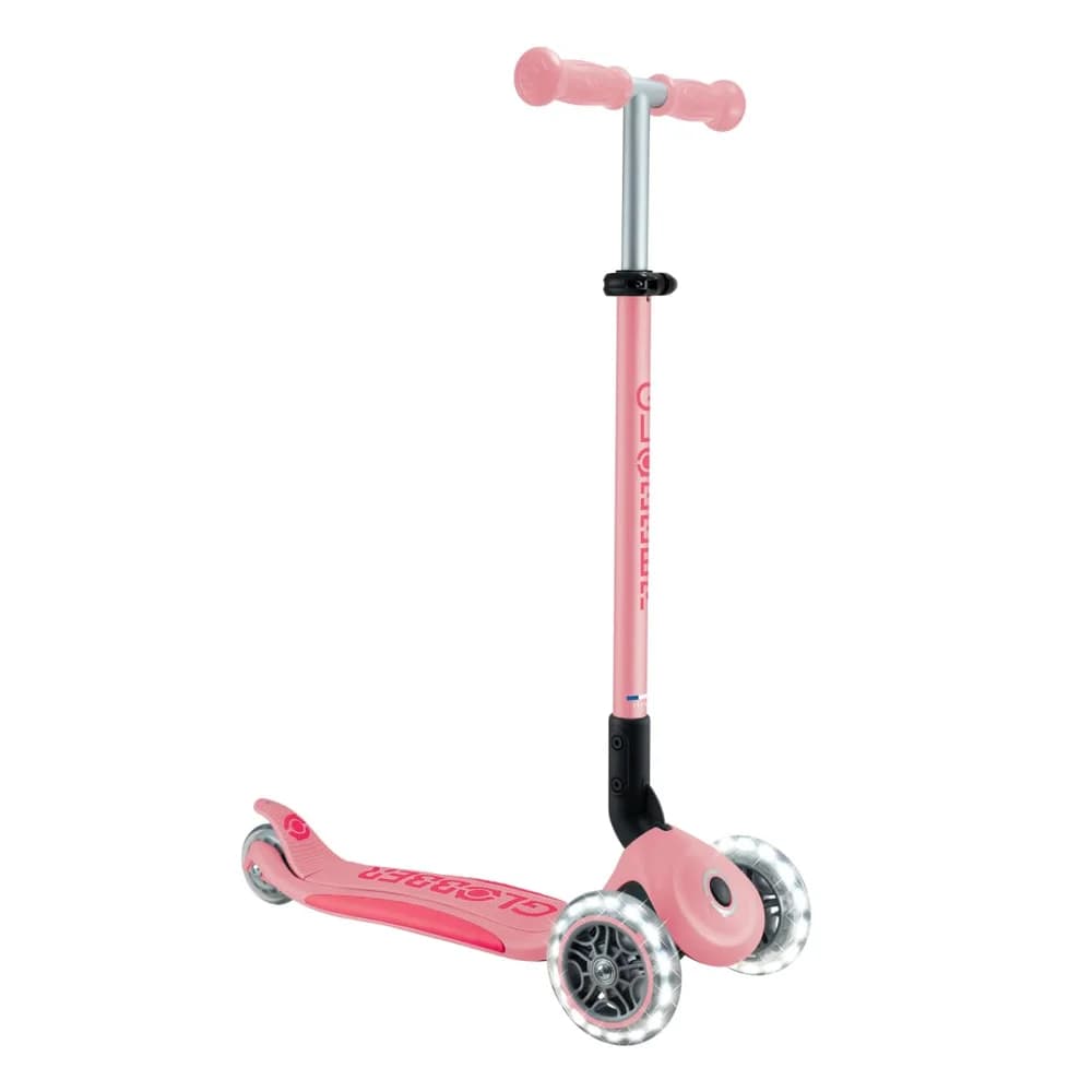 GLOBBER PRIMO FOLDABLE PLUS LIGHTS - rosa