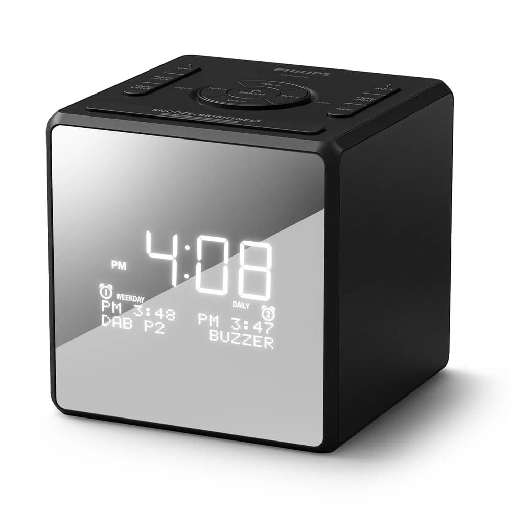 Philips TAR4600/10 Radiowecker schwarz