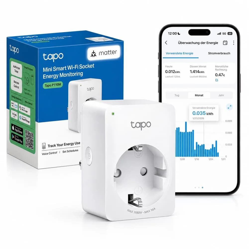 TP-LINK Tapo P110 Mini Smart WLAN-Steckdose