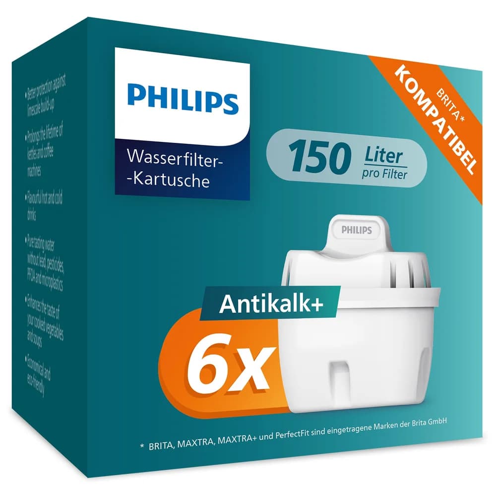 Philips AWP230P6 Softening+ Wasserfilterkartuschen 6 Stück