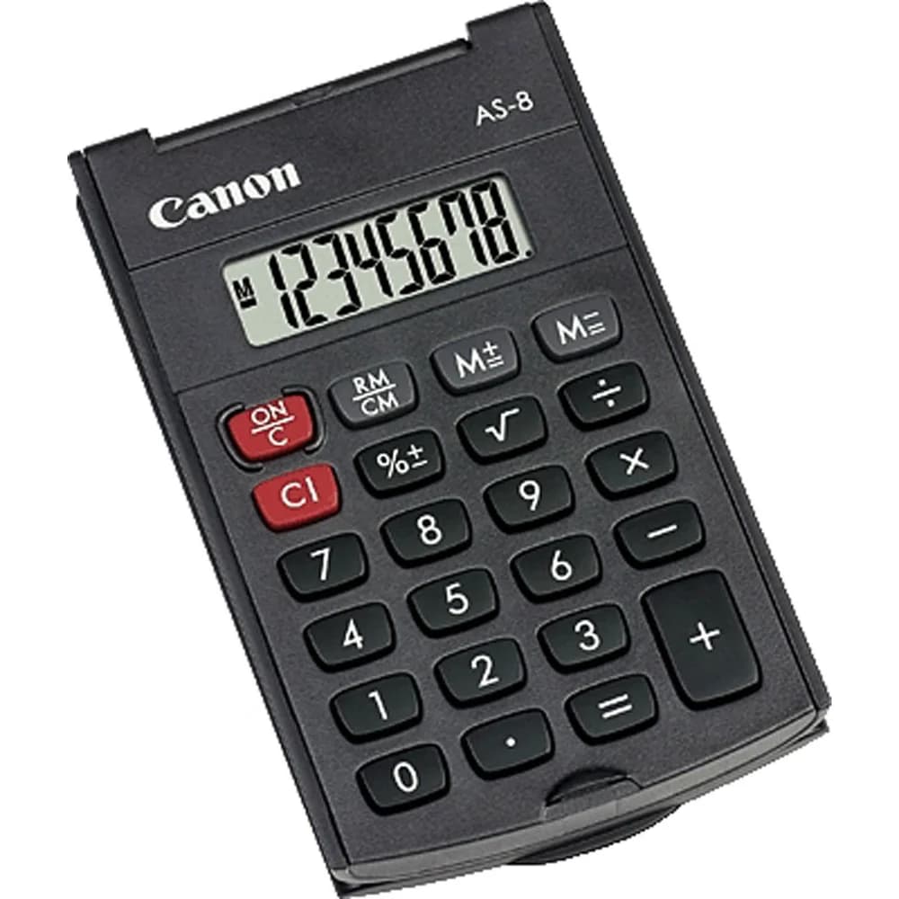 Canon Taschenrechner »AS-8« grau, 6x1.14x9.7 cm