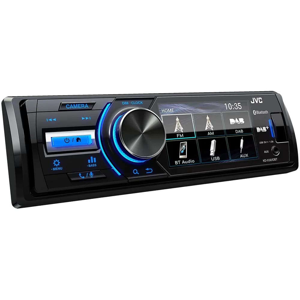 JVC KD-X561DBT Auto Media-Receiver Schwarz, Blau 180 W Bluetooth