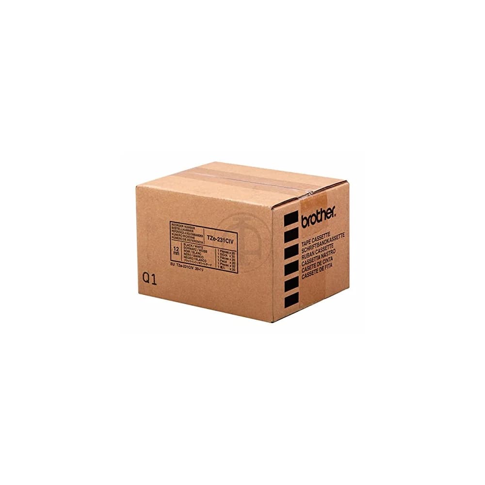 Brother Schriftbandkassette TZe-231CIV