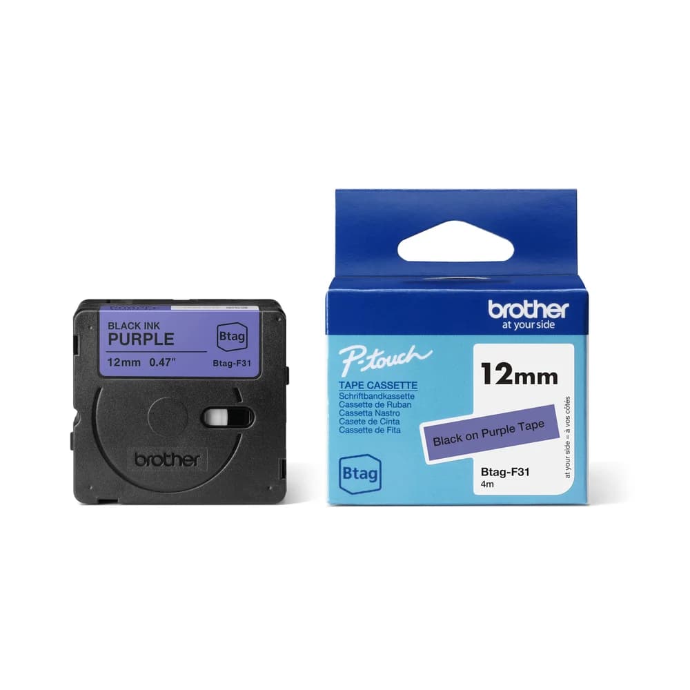 Brother Schriftband »Btag« 12 mm x 4,0 m lila, 1.2 cm