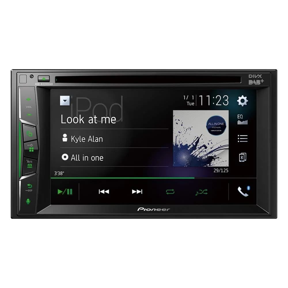 Pioneer AVH-A3200DAB Autoradio schwarz