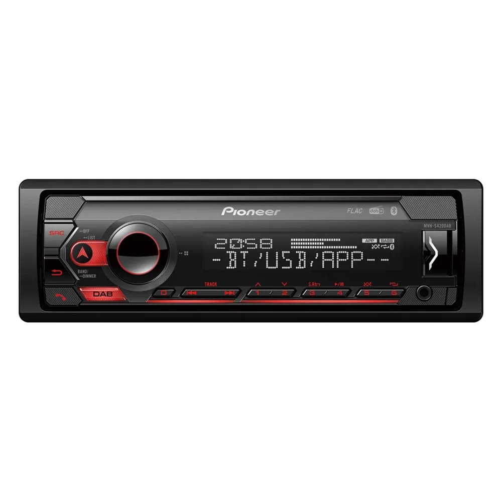 Pioneer MVH-S420DAB Autoradio schwarz