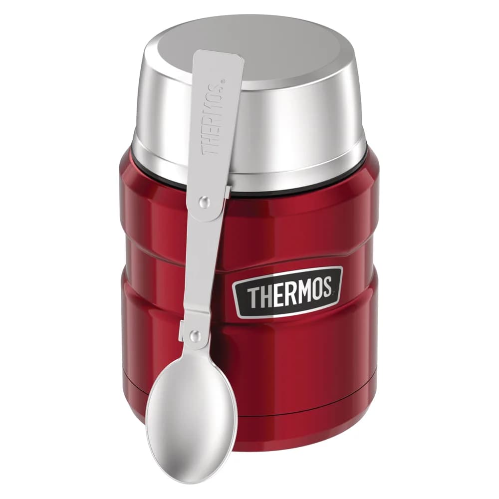 THERMOS Isolierspeisegefäß Stainless King 470ml - rot