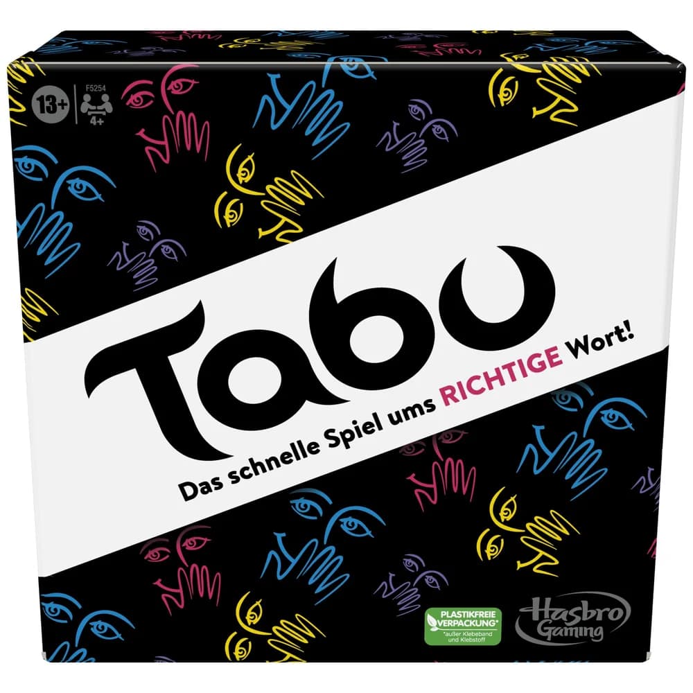 Hasbro Spiel Tabu, Partyspiel (neue Karten 2023)