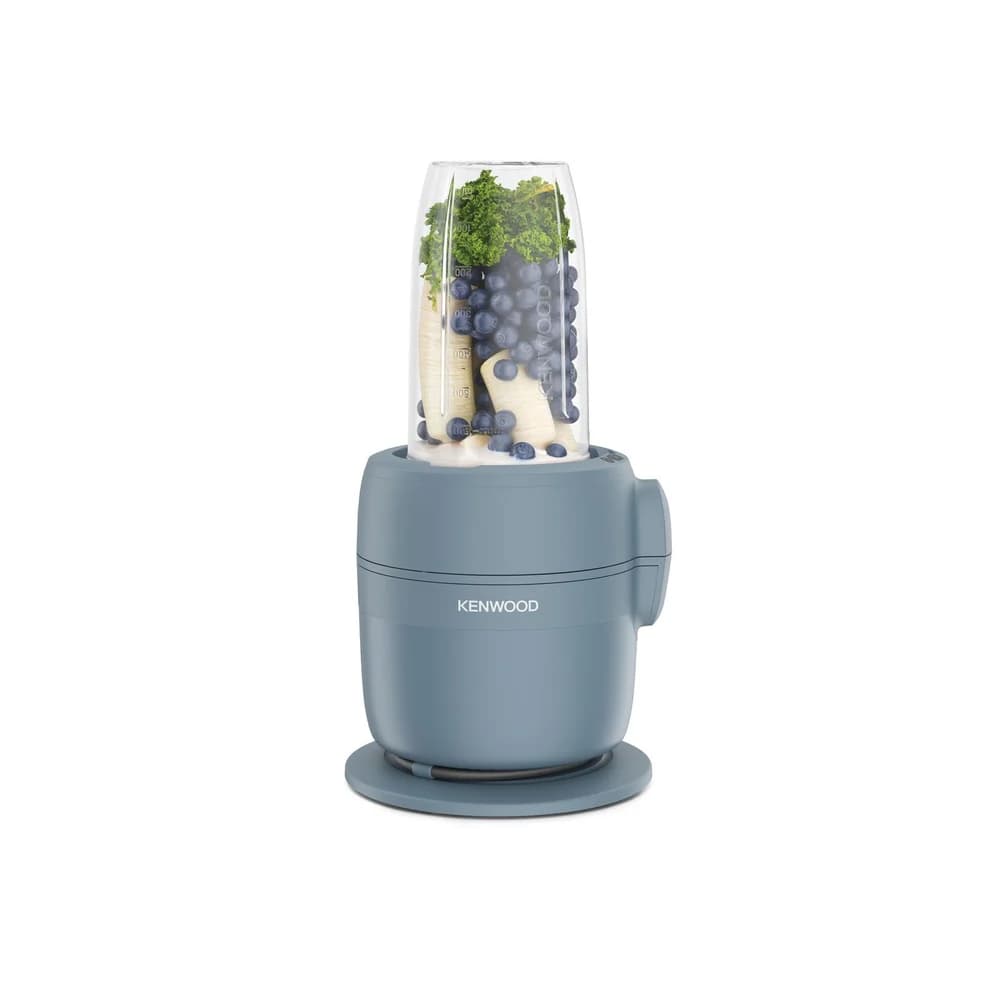 Kenwood Gemüseschneider FDP23.380GY, Kompakte Küchenmaschine mit vielseitigem Zubehör silberfarben