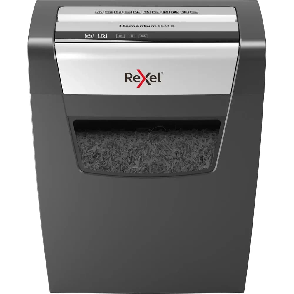 Rexel Aktenvernichter Momentum X410, schwarz