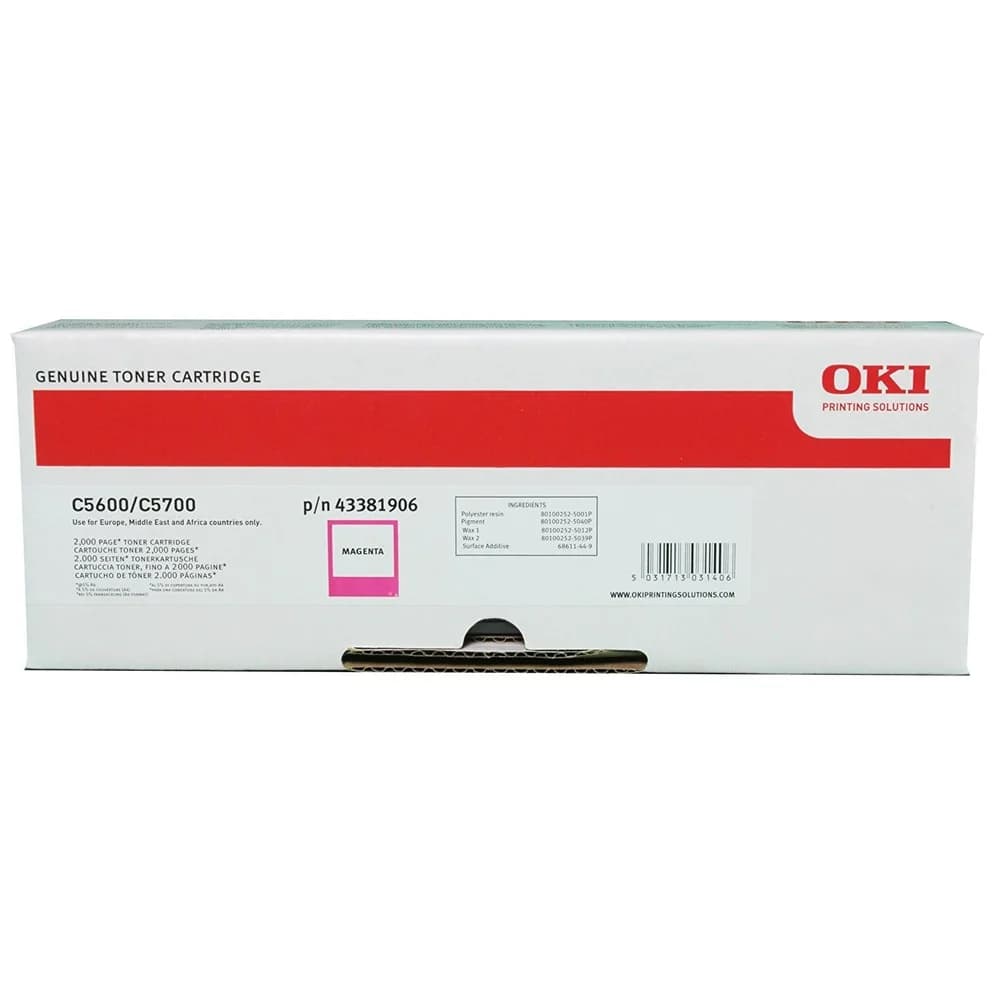 Oki Toner 43381906 magenta