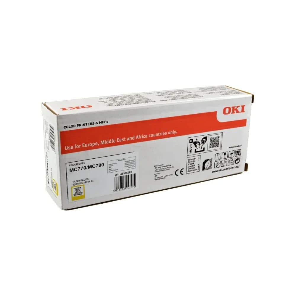 OKI Toner »45396201« gelb