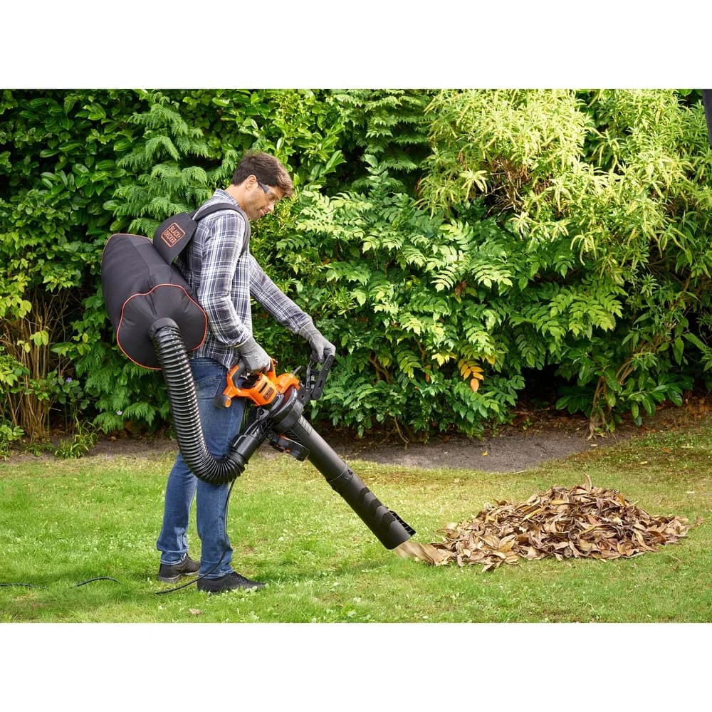 Laubbläser, Laubsauger BLACK+DECKER BEBLV301-QS, 3 in 1
