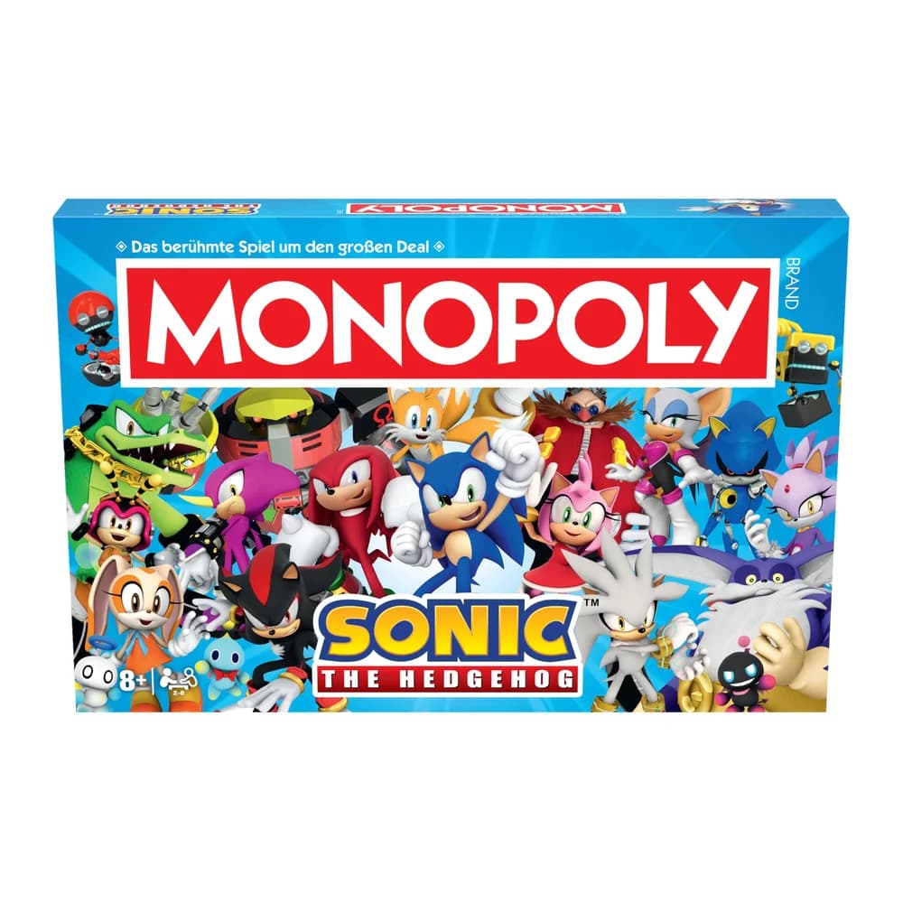 Winning Moves Spiel Monopoly - Sonic blau