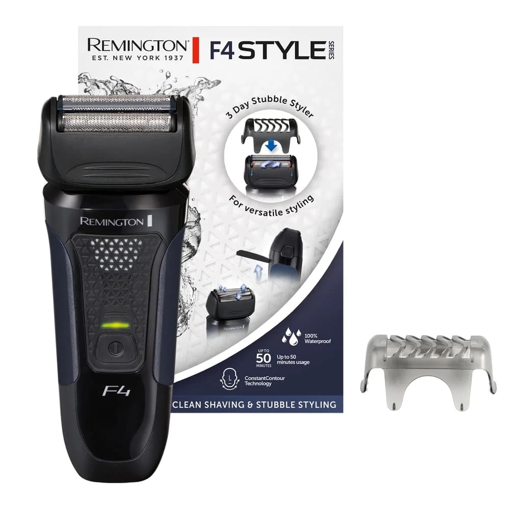 REMINGTON Herrenrasierer F4002 F4 Style Series - Schwarz/Blau